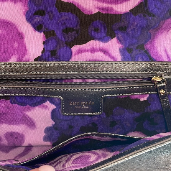 Kate Spade Gunmetal Clutch - Picture 3 of 4